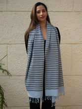 Load image into Gallery viewer, Light &amp; Warm Merino Wool Kinnauri Stole - Cacao Link