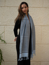 Load image into Gallery viewer, Light &amp; Warm Merino Wool Kinnauri Stole - Cacao Link