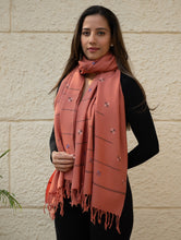 Load image into Gallery viewer, Light &amp; Warm Merino Wool Kinnauri Stole - Rosewood Meadow