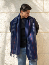 Load image into Gallery viewer, Light &amp; Warm Merino Wool Muffler - Night Shore