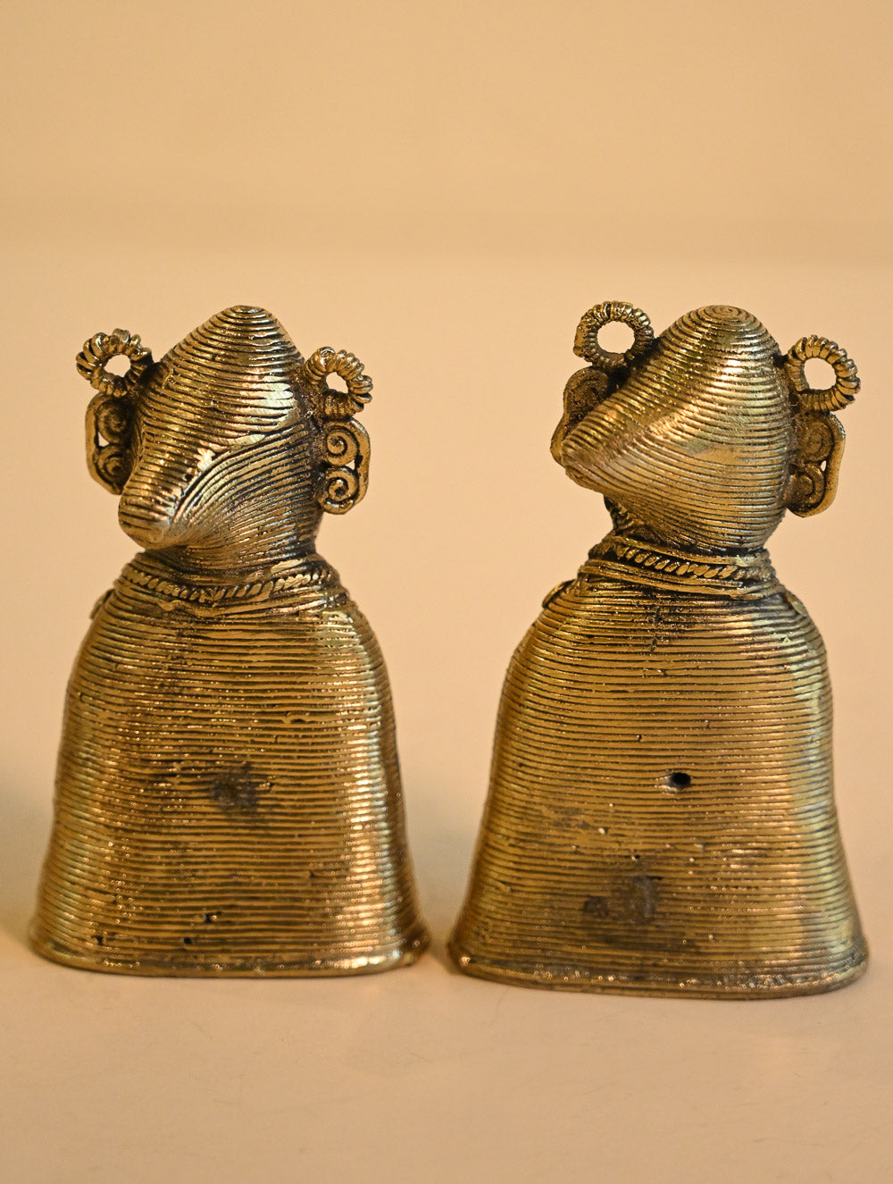 Exclusive Bastar & Dhokra Art Curio - Heritage Guardian Pair (Set of 2)