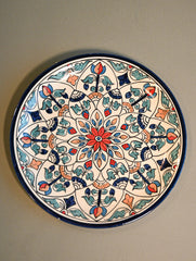 Khurja Pottery Decorative Plate - Celestial Petal