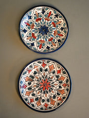 Khurja Pottery Decorative Plate - Mandala Harmony (Set of 2) 