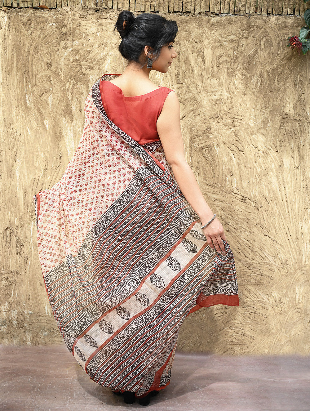 Bagru Hand Block printed Kota Doria