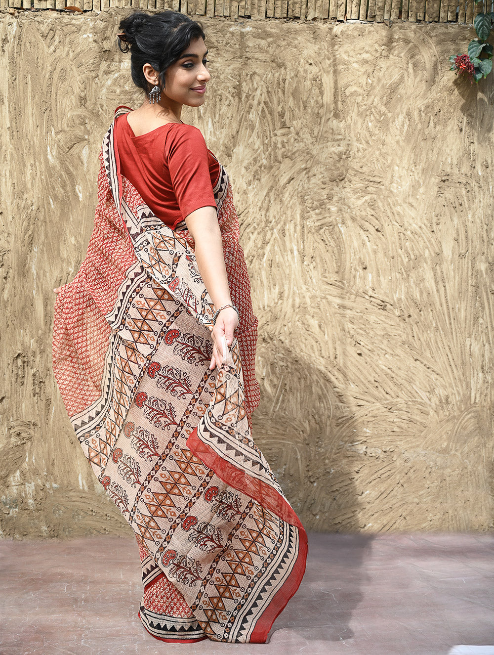 Bagru Hand Block printed Kota Doria
