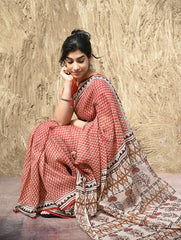 Bagru Hand Block printed Kota Doria