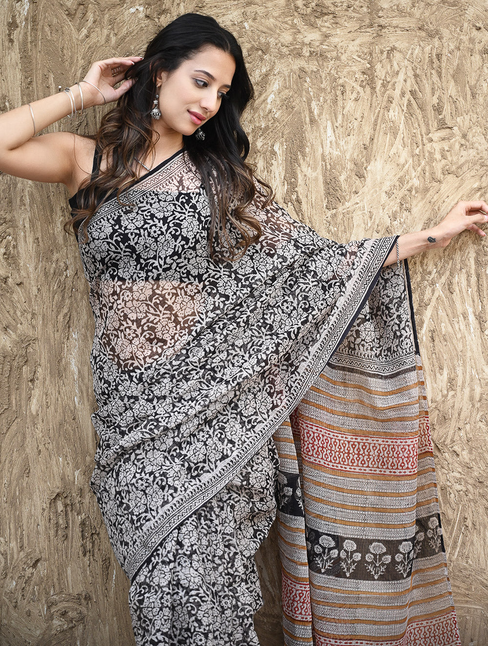 Bagru Hand Block printed Kota Doria