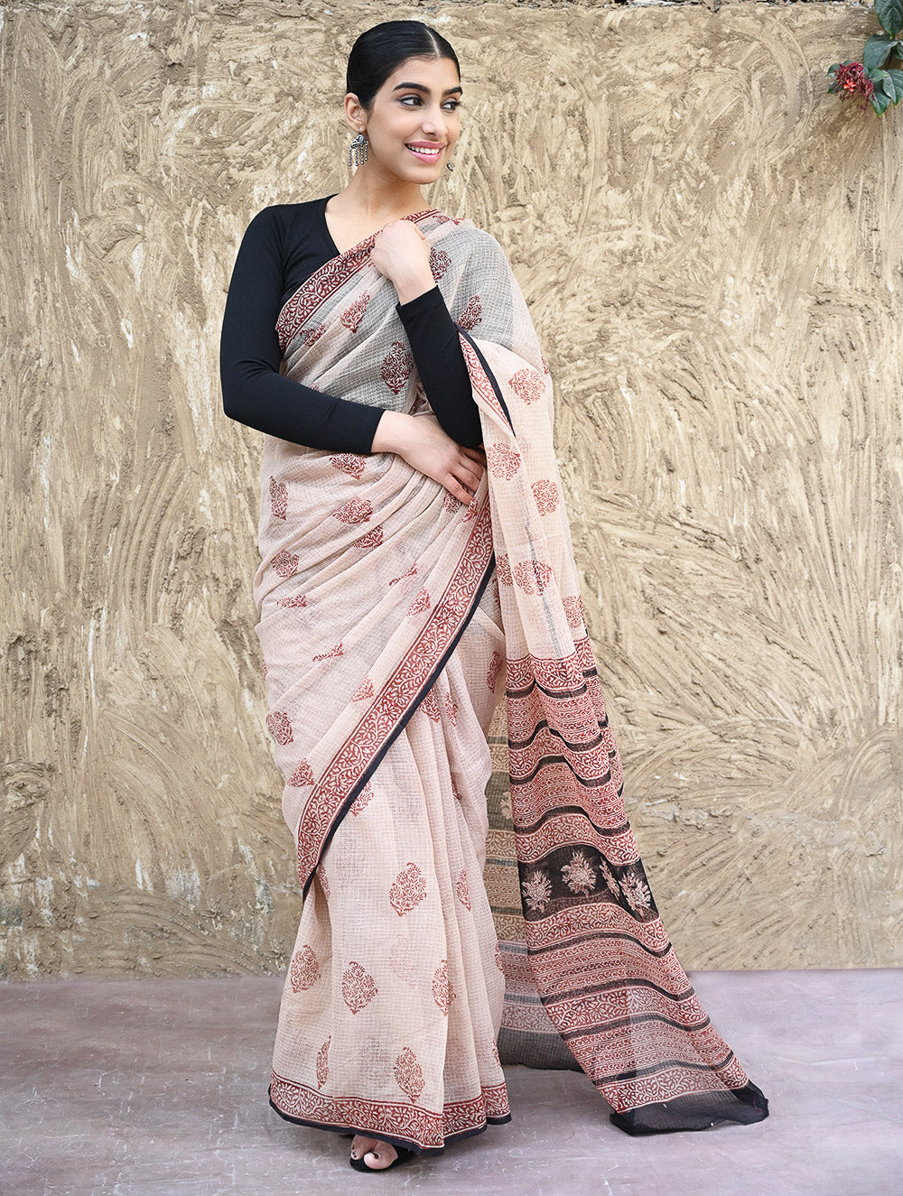 Bagru Hand Block printed Kota Doria
