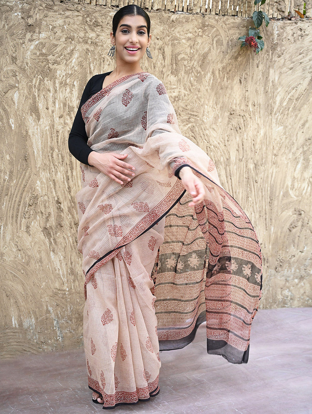 Bagru Hand Block printed Kota Doria