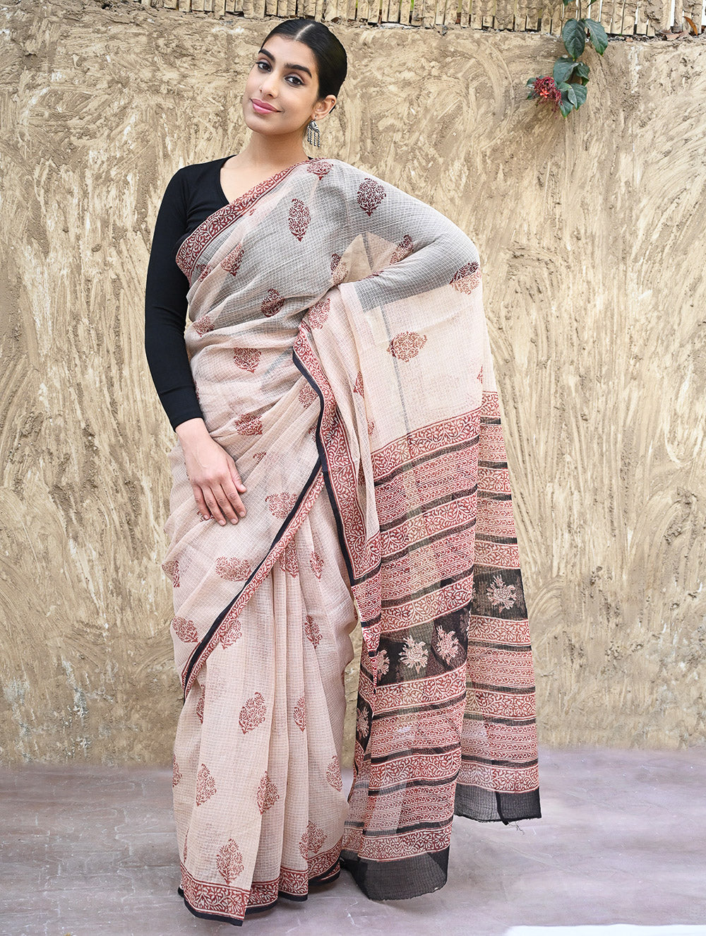 Bagru Hand Block printed Kota Doria