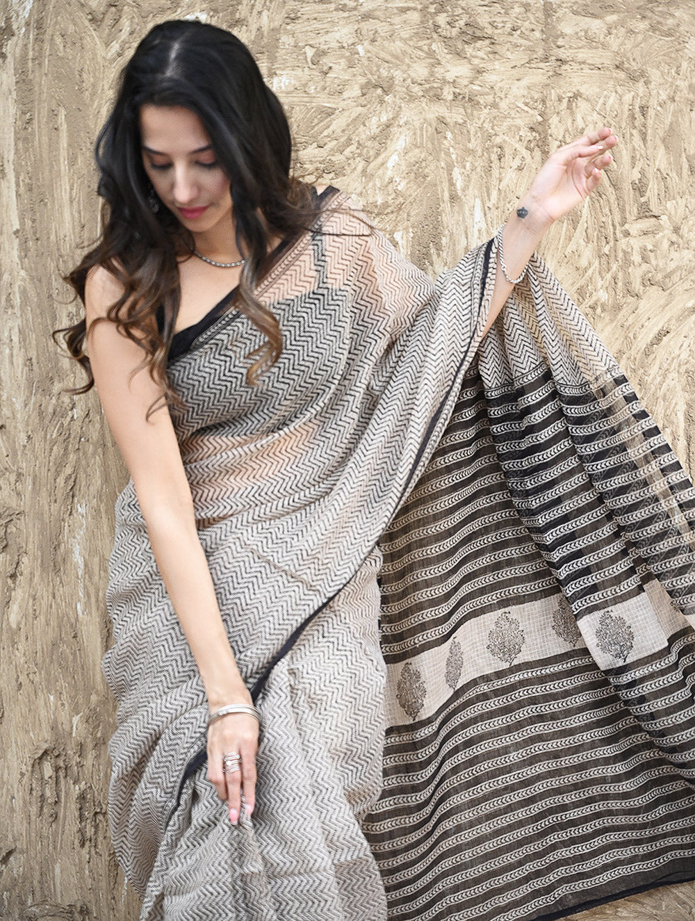 Bagru Hand Block printed Kota Doria
