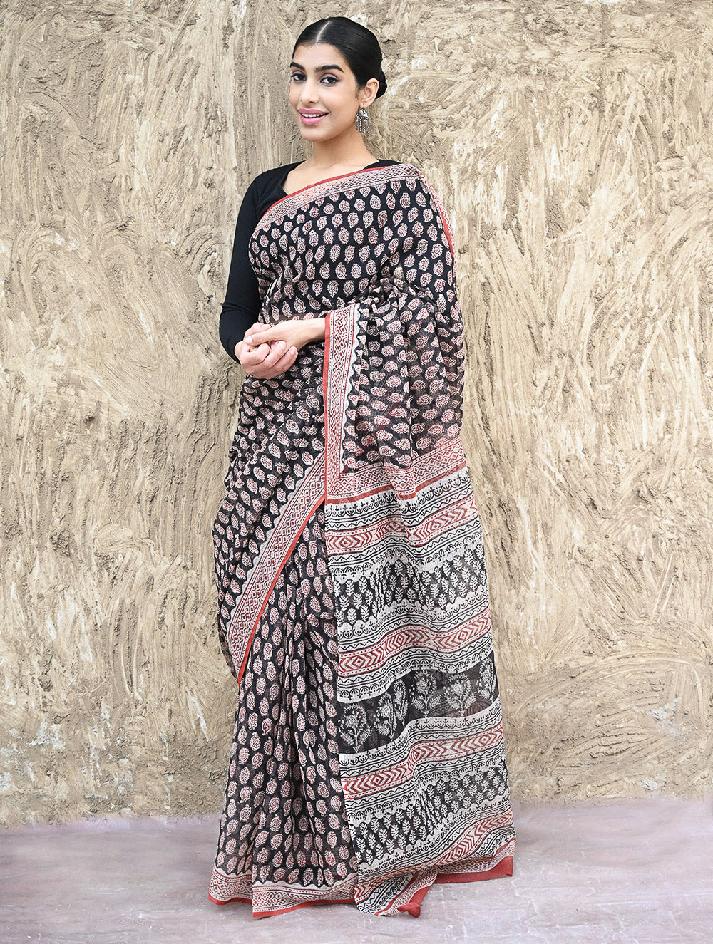 Bagru Hand Block printed Kota Doria