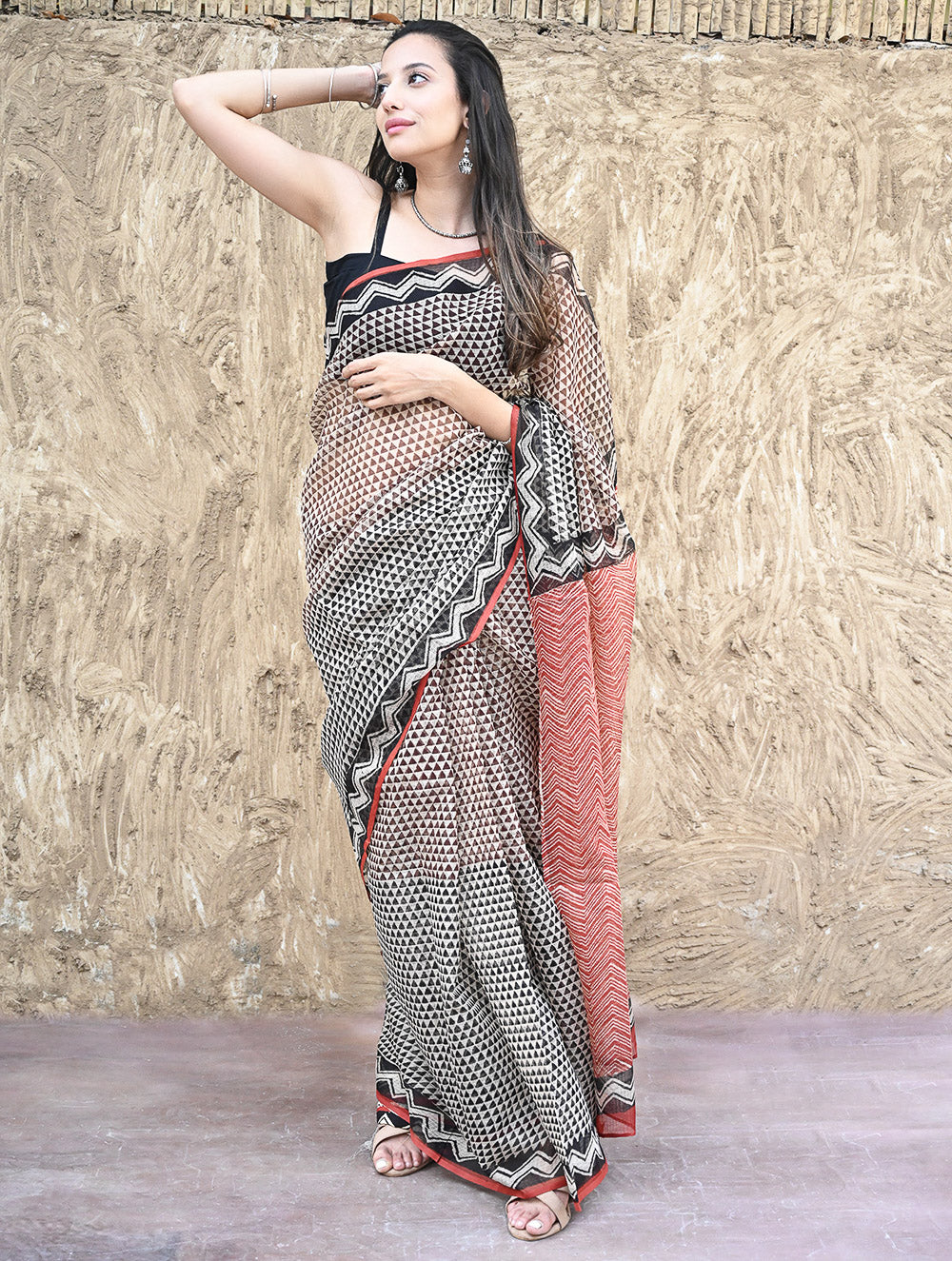 Bagru Hand Block printed Kota Doria