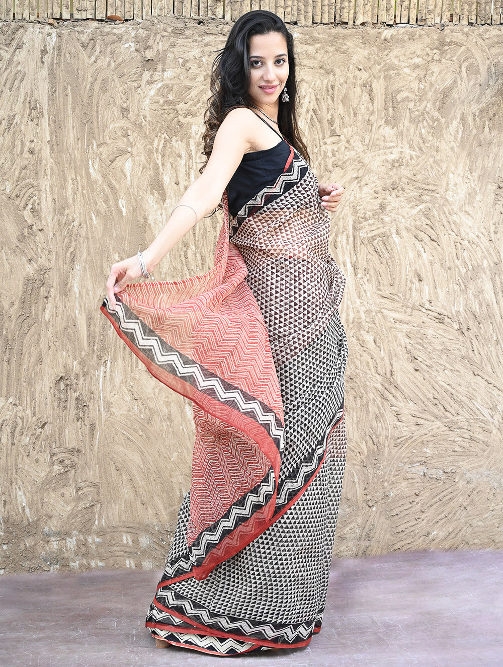 Bagru Hand Block printed Kota Doria