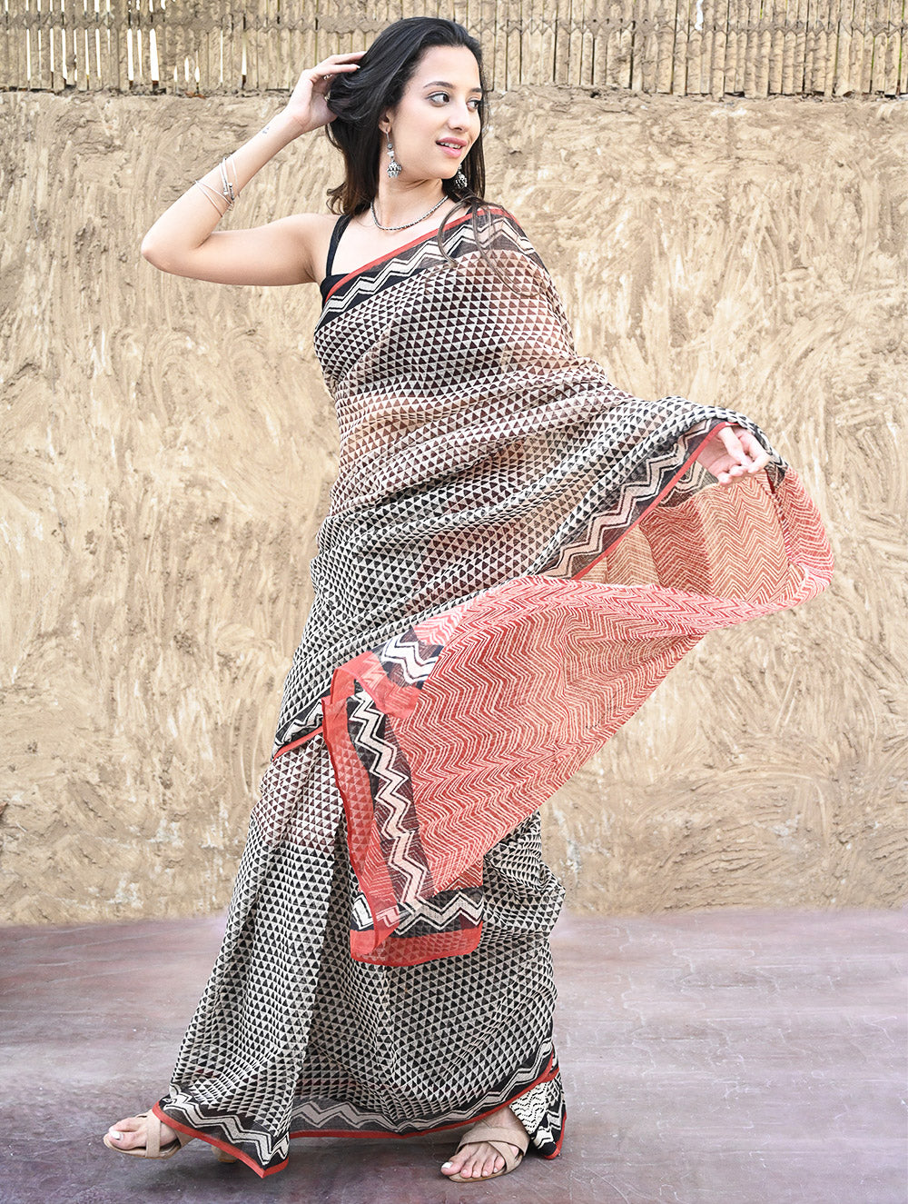 Bagru Hand Block printed Kota Doria