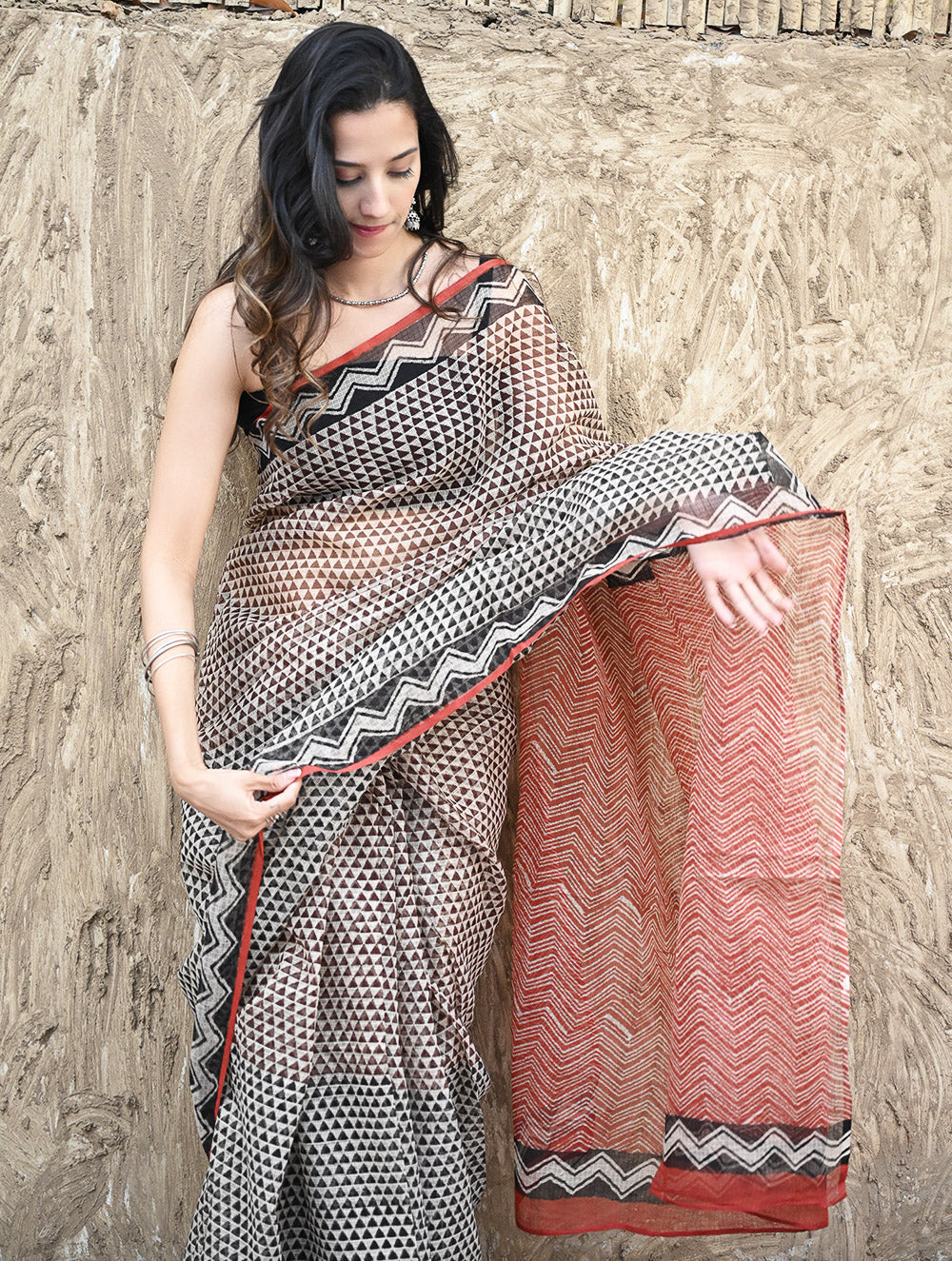 Bagru Hand Block printed Kota Doria