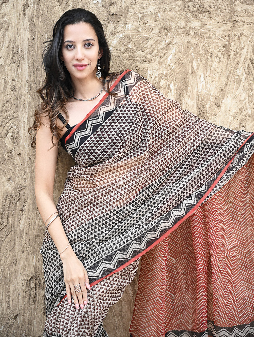 Bagru Hand Block printed Kota Doria