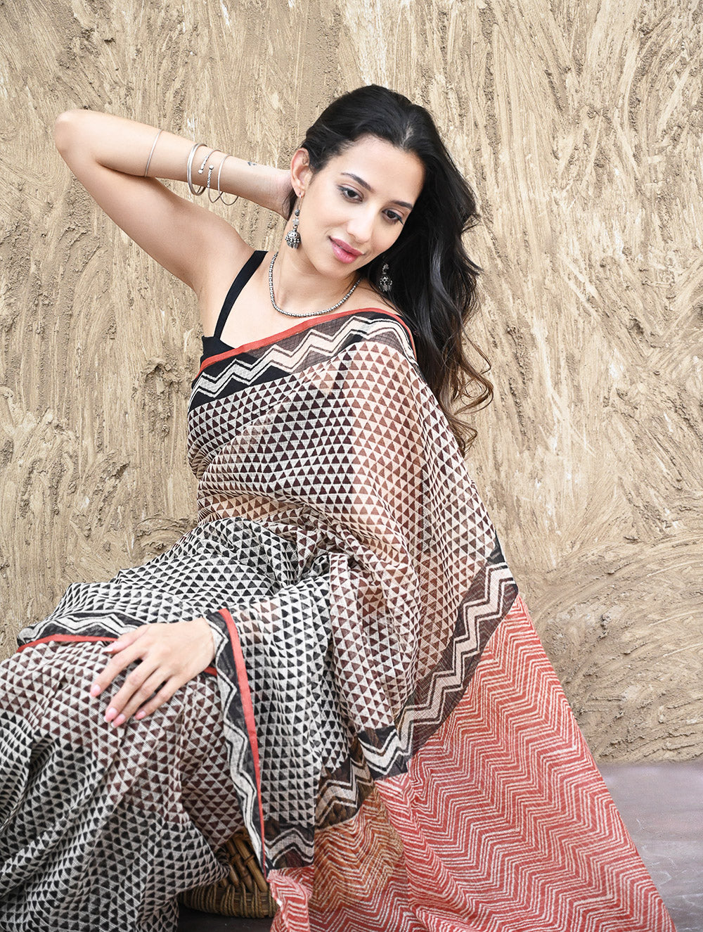 Bagru Hand Block printed Kota Doria