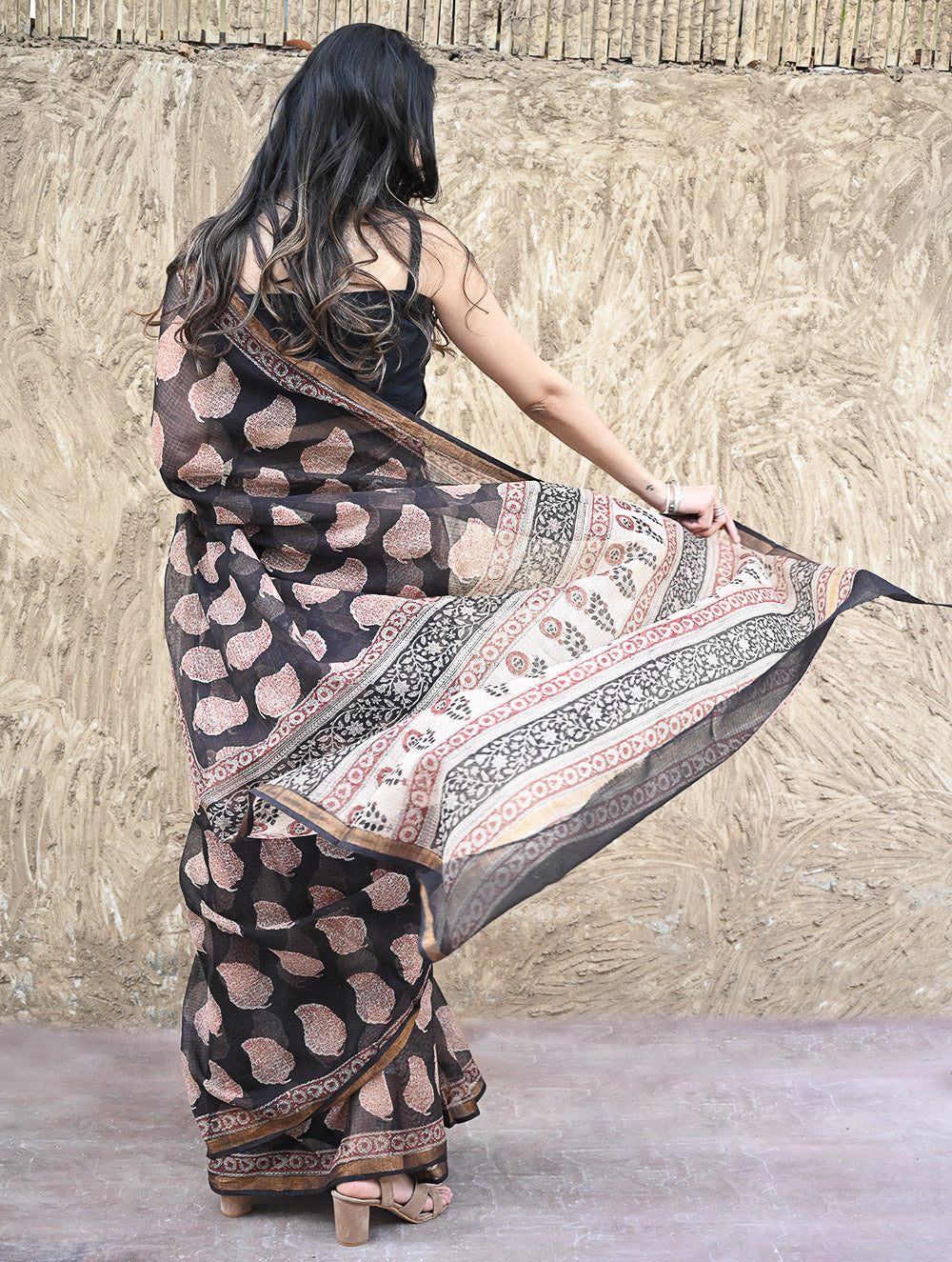 Bagru Hand Block printed Kota Doria