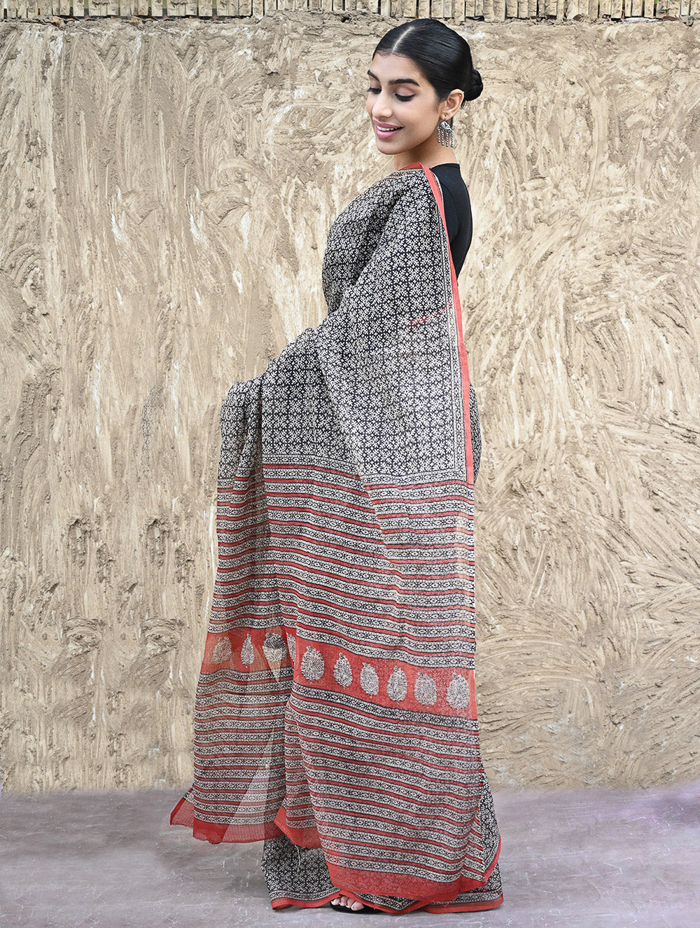 Bagru Hand Block printed Kota Doria