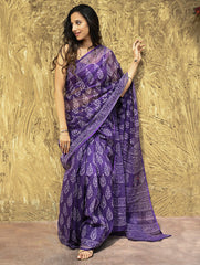 Dabu Hand Block printed Kota Doria