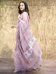 Sanganeri Hand Block printed Kota Doria