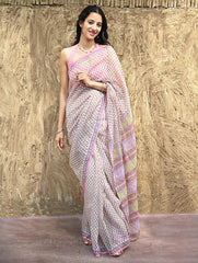 Sanganeri Hand Block printed Kota Doria