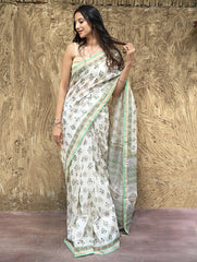 Sanganeri Hand Block printed Chanderi