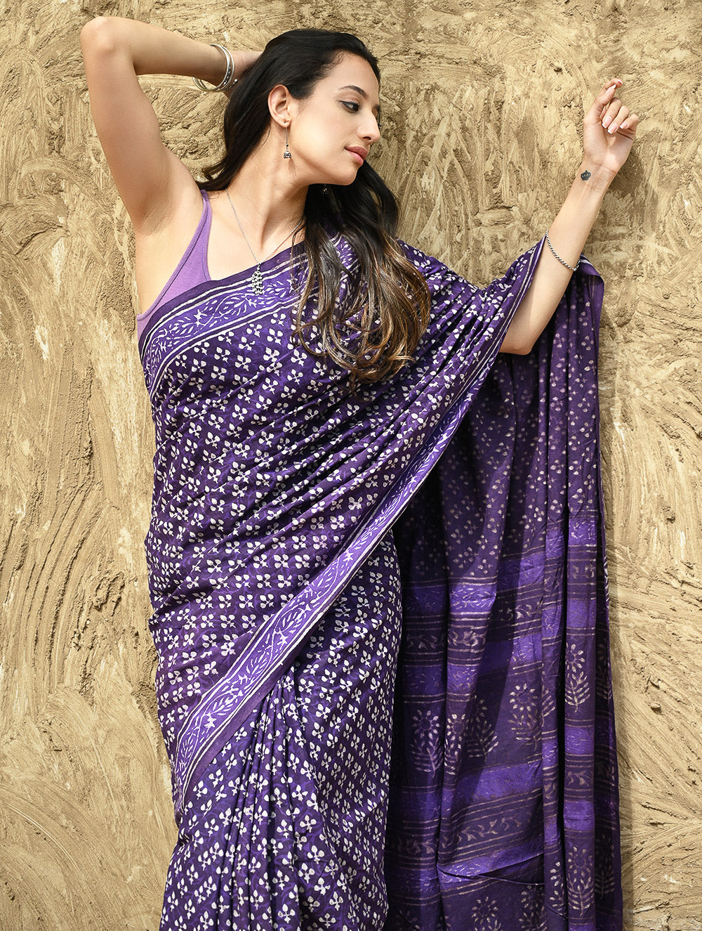 Dabu Hand Block printed Cotton