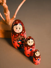 Channapatna Wooden Nesting Dolls- Doda Ajji