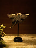 Nazakat. Exclusive, Fine Hand Engraved Wood Block Curio - Dragonfly