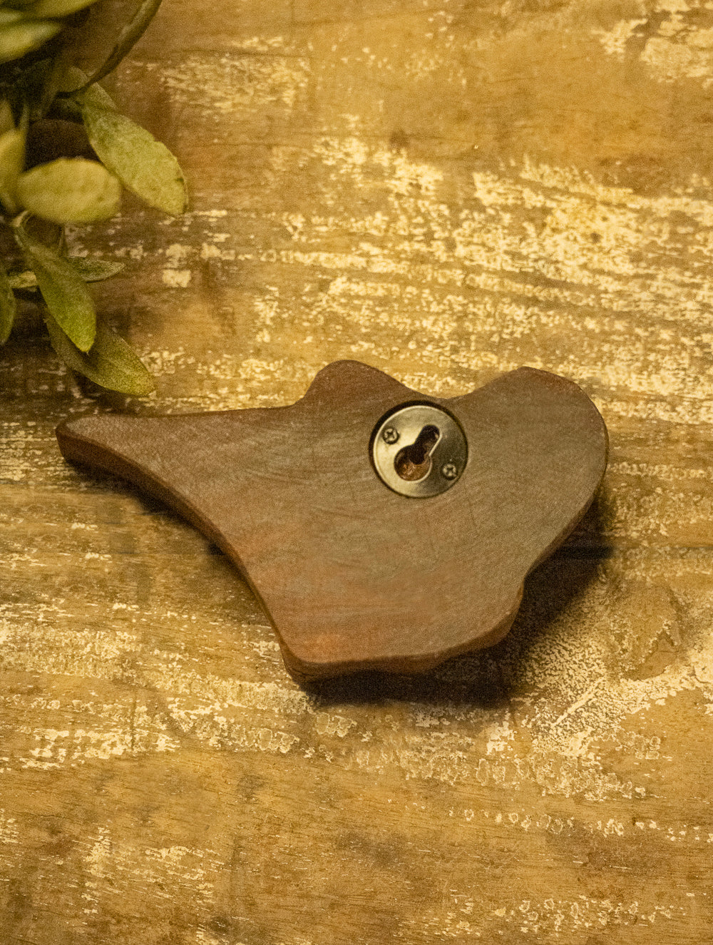 Nazakat. Exclusive, Fine Hand Engraved Wood Block Curio - Parrot & Branch