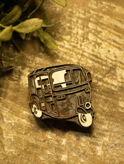 Nazakat. Exclusive, Fine Hand Engraved Wood Block Curio - The Rickshaw