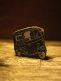Nazakat. Exclusive, Fine Hand Engraved Wood Block Curio - The Rickshaw