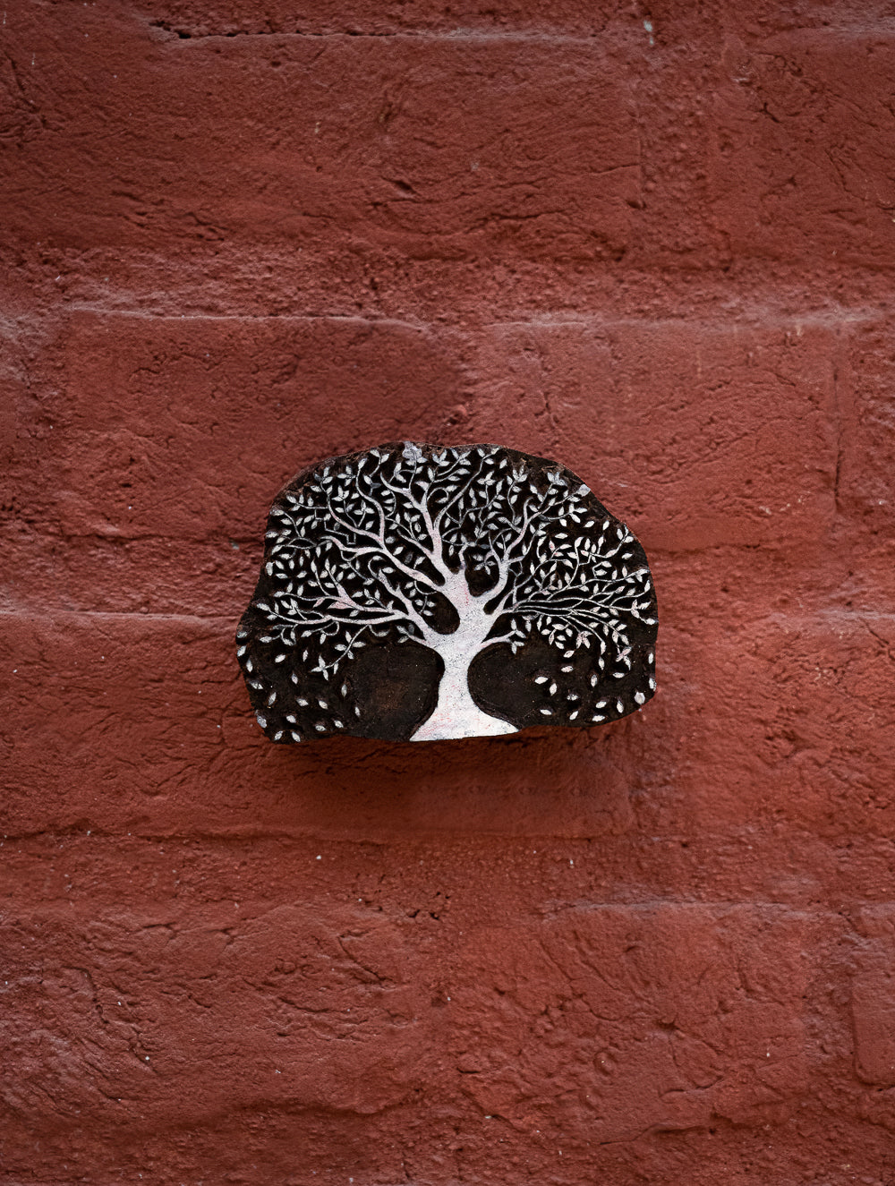 Load image into Gallery viewer, Nazakat. Exclusive, Fine Hand Engraved Wood Block Curio / Wall Piece - Autumn Tree