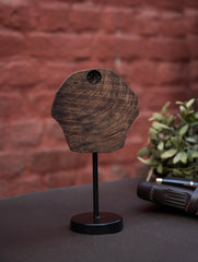 Nazakat. Exclusive, Fine Hand Engraved Wood Block Curio / Wall Piece - Banyan Tree