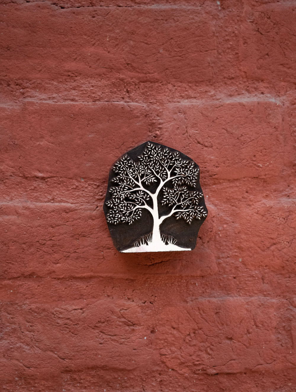 Load image into Gallery viewer, Nazakat. Exclusive, Fine Hand Engraved Wood Block Curio / Wall Piece - Darakht