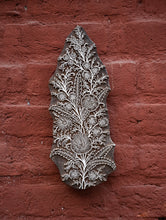 Load image into Gallery viewer, Nazakat. Exclusive, Fine Hand Engraved Wood Block Curio / Wall Piece - Guldasta