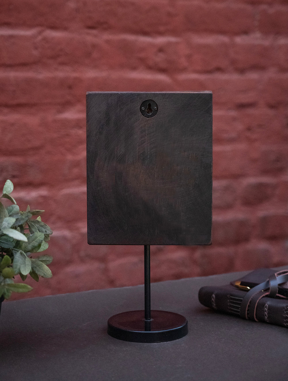 Nazakat. Exclusive, Fine Hand Engraved Wood Block Curio / Wall Piece - Paisley, Rectangular