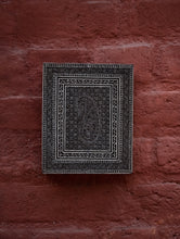 Load image into Gallery viewer, Nazakat. Exclusive, Fine Hand Engraved Wood Block Curio / Wall Piece - Paisley, Rectangular