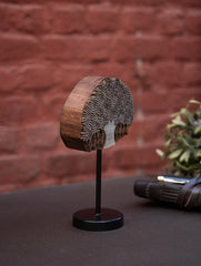 Nazakat. Exclusive, Fine Hand Engraved Wood Block Curio / Wall Piece - The Banyan