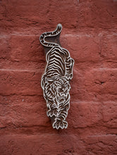 Load image into Gallery viewer, Nazakat. Exclusive, Fine Hand Engraved Wood Block Curio / Wall Piece - The Tiger
