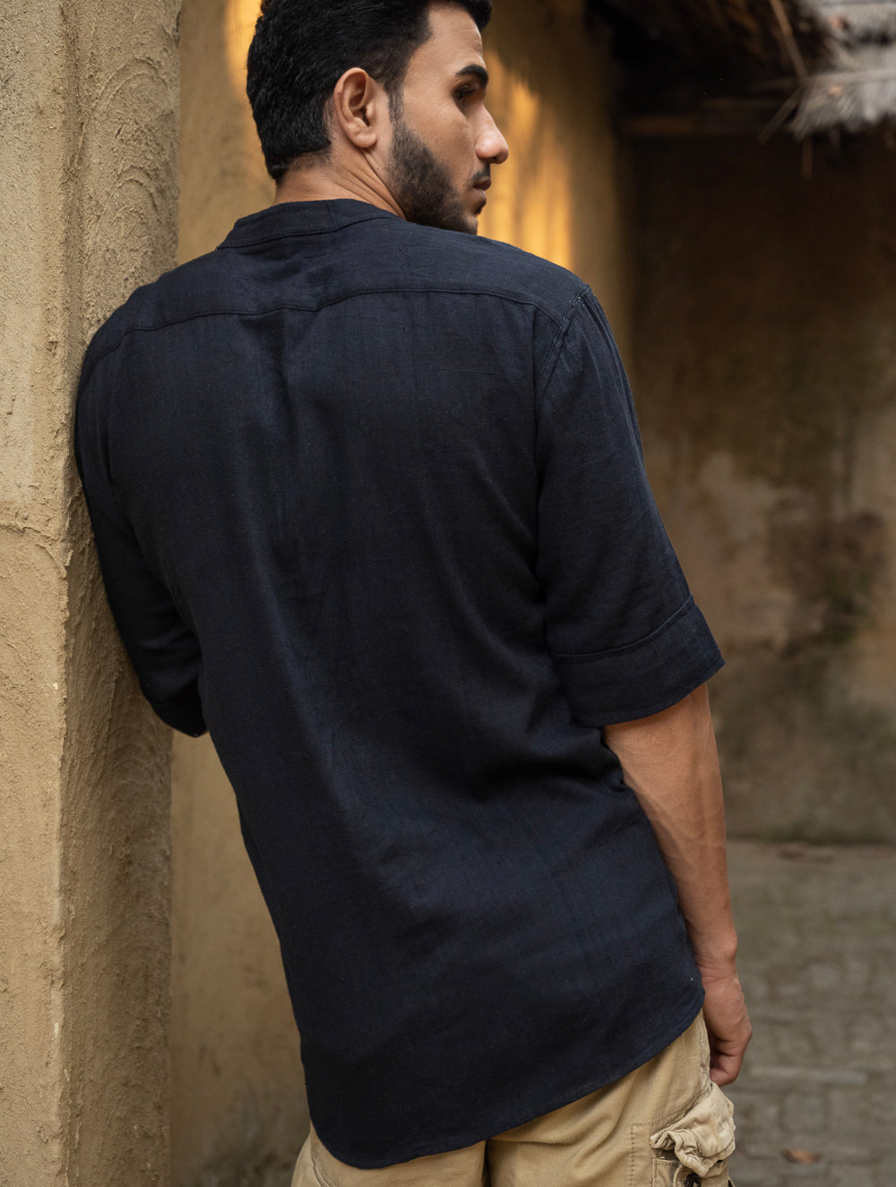 Organic Kala Cotton Shirt - Black