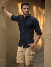 Load image into Gallery viewer, Organic Kala Cotton Shirt - Black
