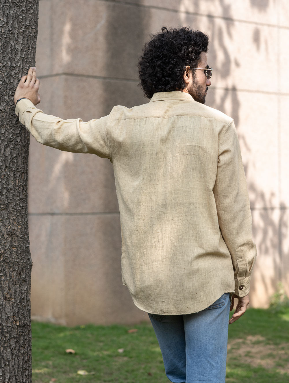 Organic Kala Cotton Shirt - Cream Summer 