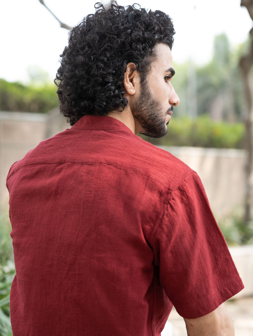 Organic Kala Cotton Shirt - Summer Wine 