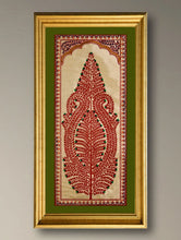 Load image into Gallery viewer, The Kalpavriksha Collection : Exclusive Pattachitra Art Silk Painting - Aruna Vriksha (Unframed with mount Height-20" ; Width-10")