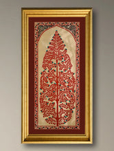 Load image into Gallery viewer, The Kalpavriksha Collection : Exclusive Pattachitra Art Silk Painting - Lohita (Unframed with mount Height-20" ; Width-10")