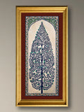 The Kalpavriksha Collection : Exclusive Pattachitra Art Silk Painting - Neel Harini (Unframed with mount Height-20