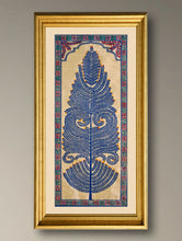 Load image into Gallery viewer, The Kalpavriksha Collection : Exclusive Pattachitra Art Silk Painting - N?lavar?a (Unframed with mount Height-20" ; Width-10")